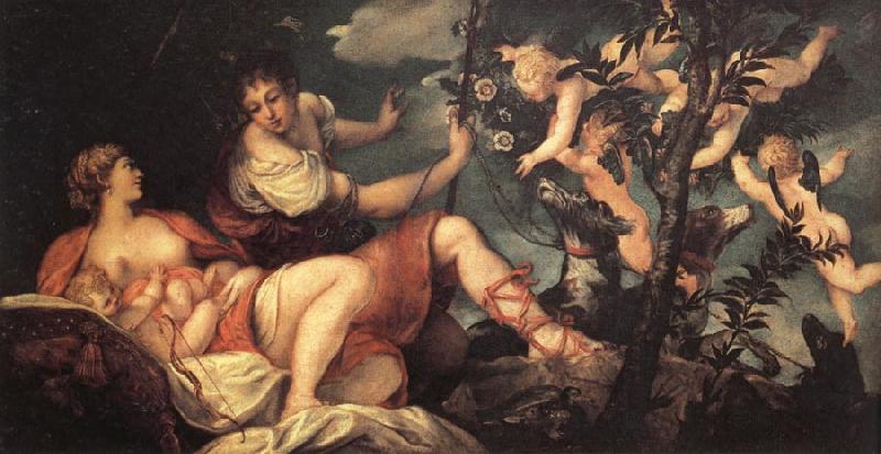 Jacopo Tintoretto Diana and Endymion oil painting image
